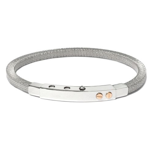 Pulsera BORSARI ATLANTE Grey Talla M - BR-ATLA01AG