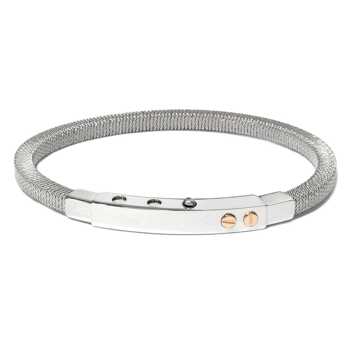 Pulsera BORSARI ATLAS Grey Talla M - BR-ATLA01AG