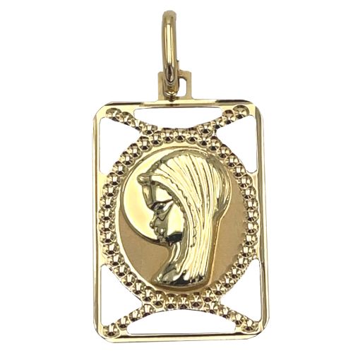 Medalla Virgen en oro 18k - 152-00620