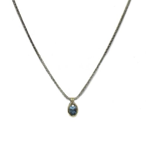 Collar de Topacio Azul - CSP 7X5/TAP