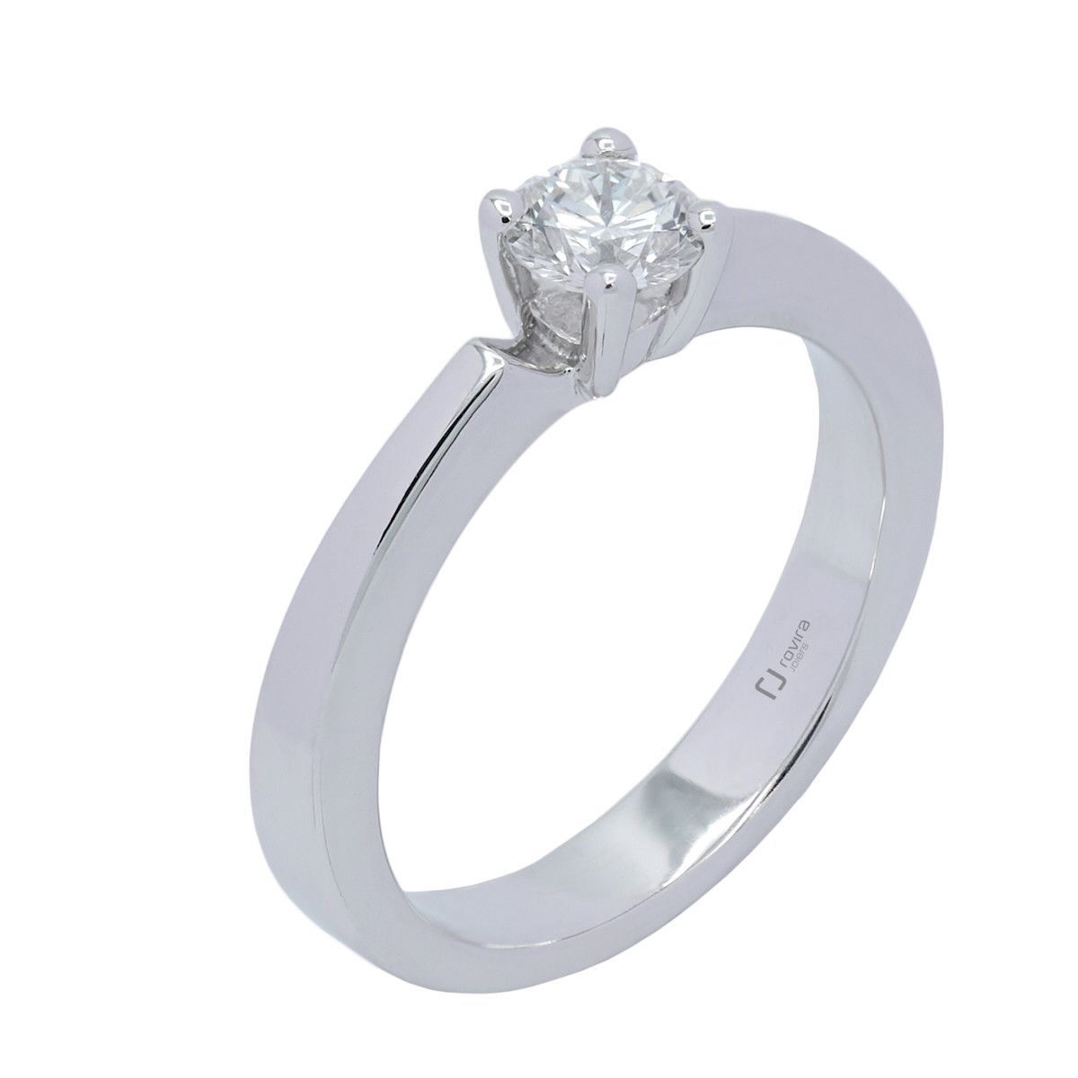 Solitari oro blanc i diamant de 0,48 ct. - V-2230/47