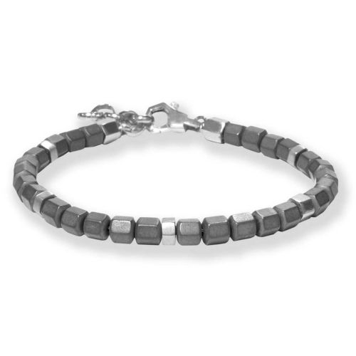 Pulsera BORSARI TIBET Matt Grey - BR-TIBET50