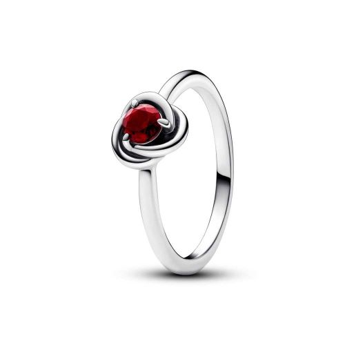 Anillo Círculo Eternity Rojo  - 192993C01-56